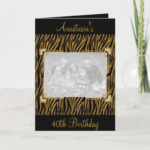 Carte de voeux Poster de animal noir photo