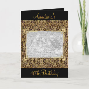 Carte de voeux Poster de animal noir photo