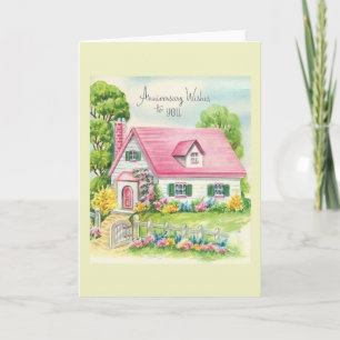 Carte de voeux pour anniversaire vintage