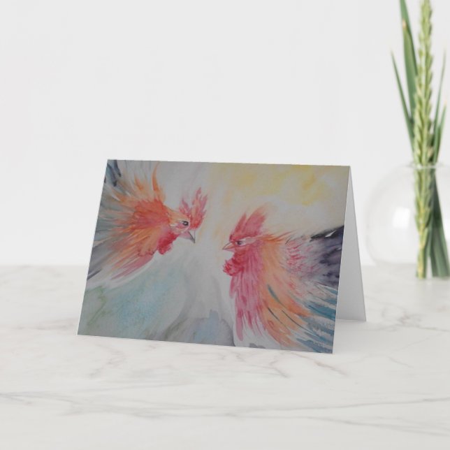 Carte de voeux pour aquarelle (Devant)