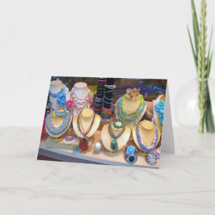 Carte de voeux pour bijoux fins