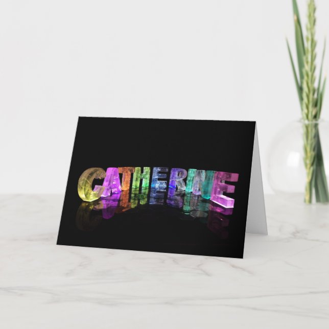 Carte de voeux pour Catherine (Devant)