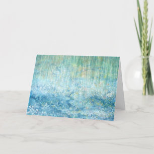 Carte de voeux pour chats en pluie par Iris Grace 