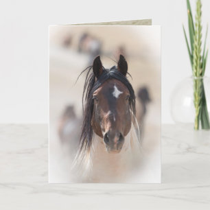 Carte de voeux pour Cheval sauvage de la Fierté de