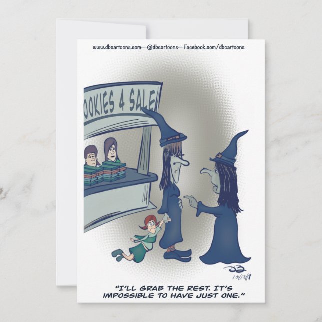 Carte de voeux pour fille scout (Devant)