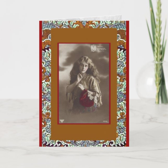 Carte de voeux pour filles GYPSY (Devant)