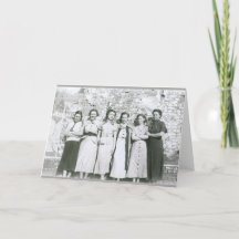 Carte de voeux pour filles Wainwright