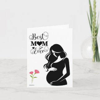 Carte de vœux pour future maman