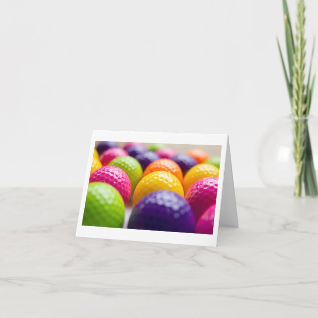 Carte de voeux pour golfeur (Devant)