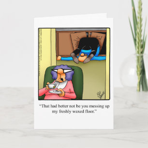 Carte de voeux pour Humour Anniversaire pour deux