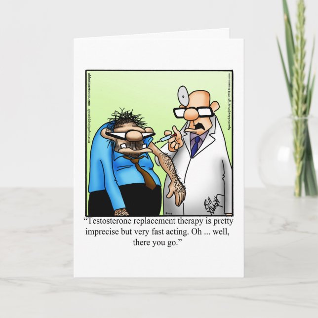 Carte de voeux pour Humour d'anniversaire amusant (Devant)
