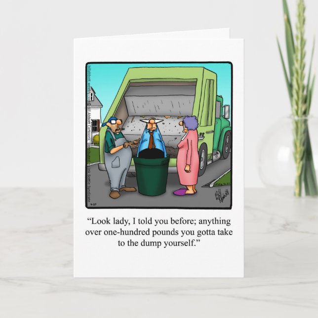 Carte de voeux pour Humour de divorce amusant (Devant)