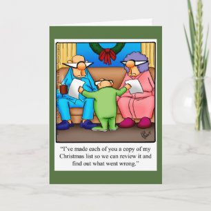 Carte de voeux pour Humour de Noël amusant