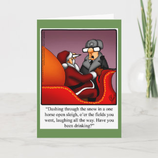 Carte de voeux pour Humour de Noël amusant