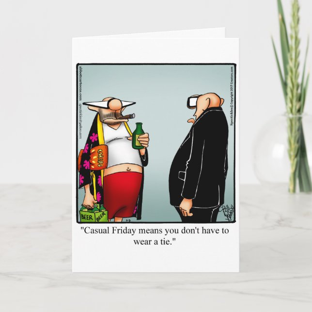 Carte de voeux pour Humour de retraite amusant "Sp (Devant)