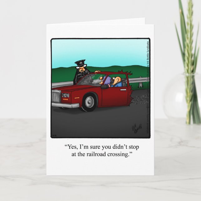 Carte de voeux pour Humour en contact (Devant)