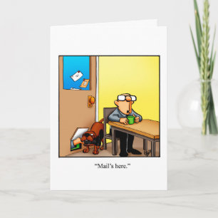 Carte de voeux pour Humour en contact