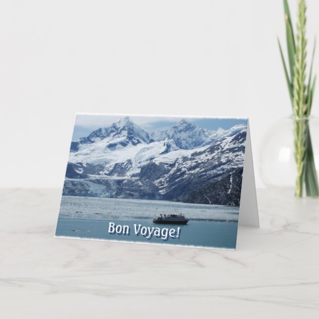 Carte de voeux pour la croisière Bon Voyage en Ala (Devant)