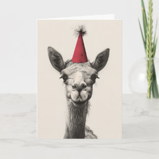 Carte de voeux pour la fête d'anniversaire du cham