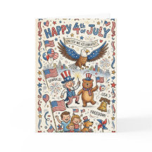 Carte de vœux pour la fête de l'Indépendance