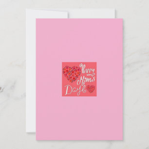 Carte de vœux pour la fête des mères