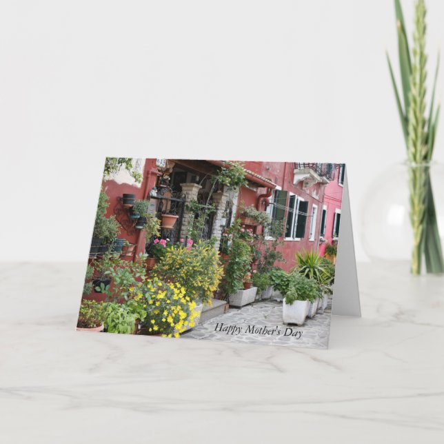 Carte de vœux pour la fête des mères (Devant)