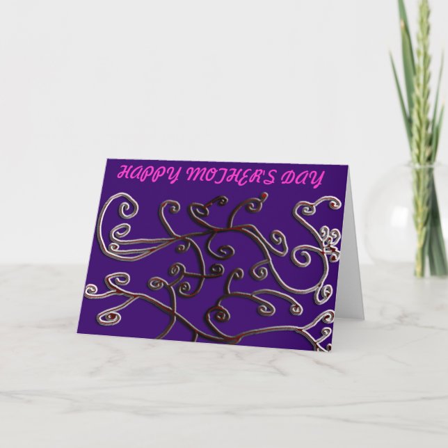 Carte de voeux pour la fête des mères de Happy (Devant)