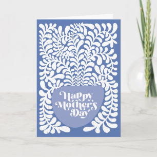Carte de voeux pour la fête des mères du Plante en