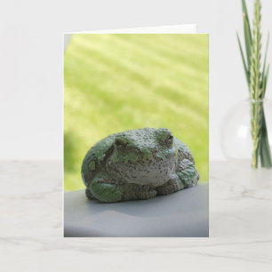 Carte de voeux pour la grenouille arborescente