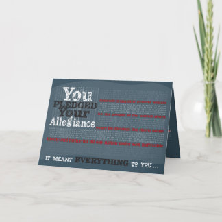 Carte de vœux pour la Journée des vétérans Merci