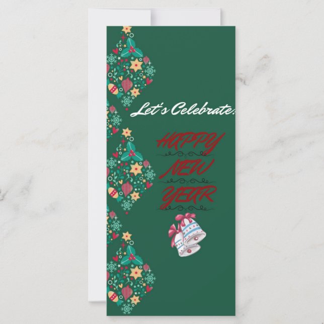 Carte de voeux pour la nouvelle année (Devant)