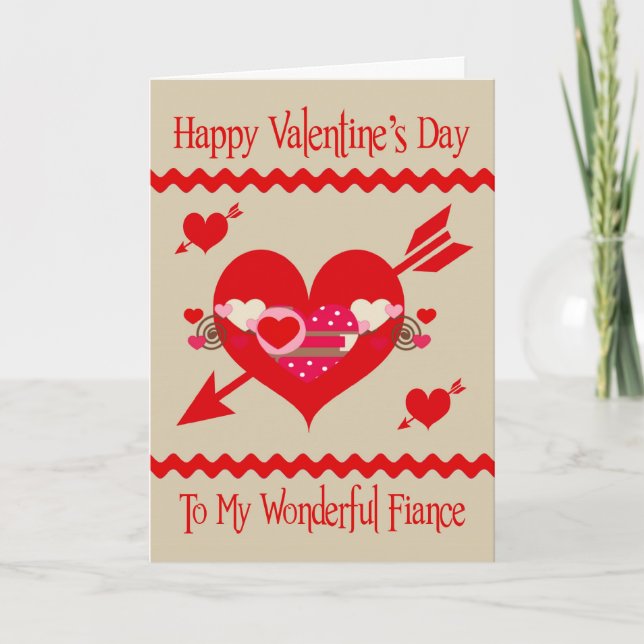 Carte de voeux pour la Saint-Valentin (Devant)
