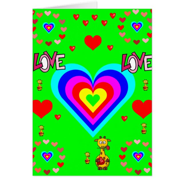 Carte de voeux pour la Saint-Valentin (Devant)