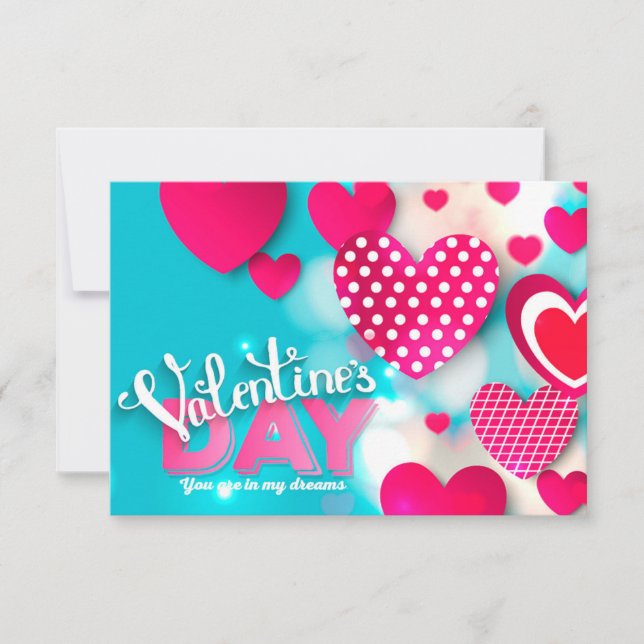 Carte de voeux pour la Saint-Valentin (Devant)