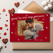 Carte de voeux pour la Saint-Valentin