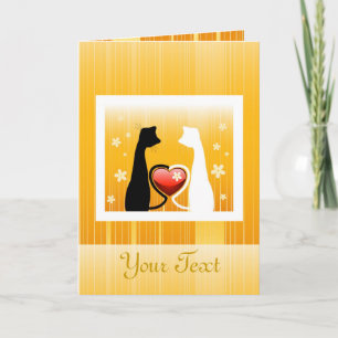 Carte de voeux pour la Saint-Valentin