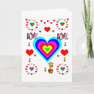 Carte de voeux pour la Saint-Valentin