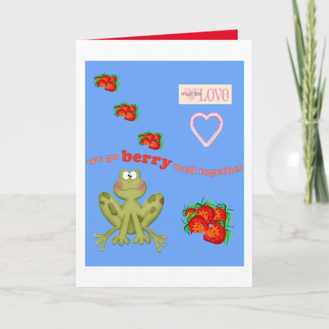 Carte de voeux pour la Saint-Valentin Be Valentine (Devant)
