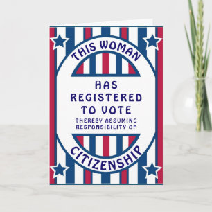 Carte de voeux pour l'affiche du Suffrage historiq