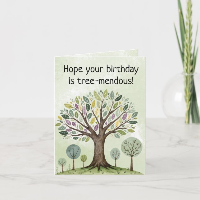 Carte de voeux pour l'anniversaire (Devant)