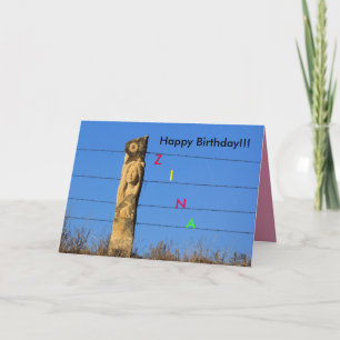 Carte de voeux pour l'anniversaire de Carving Lime