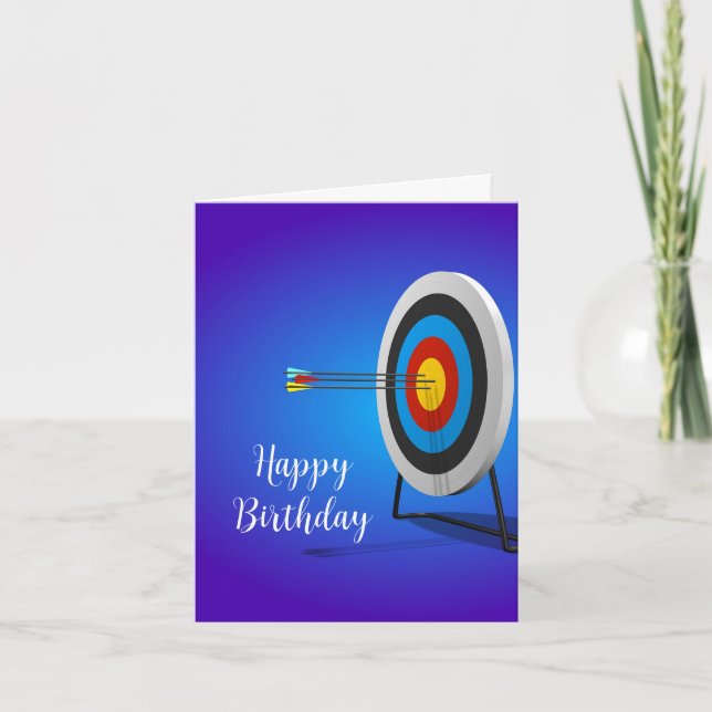 Carte de voeux pour l'anniversaire de conception d (Devant)