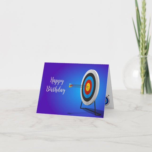 Carte de voeux pour l'anniversaire de conception d (Devant)
