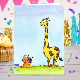 Carte de voeux pour l'anniversaire de GIRAFFE par 