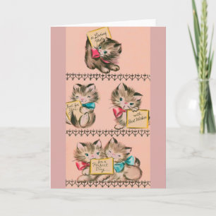 Carte de voeux pour l'anniversaire de Kittens vint