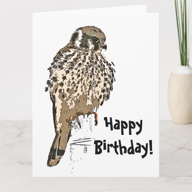 Carte de voeux pour l'anniversaire de la faune de  (Devant)