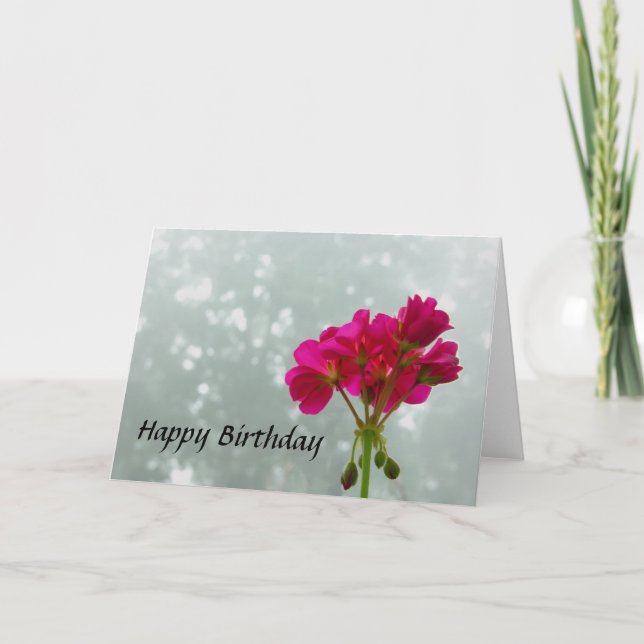 Carte de voeux pour l'anniversaire de la photograp (Devant)