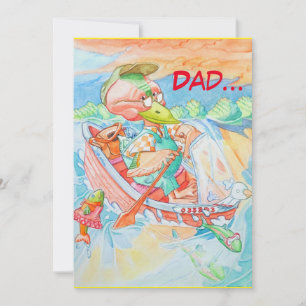 Carte de voeux pour l'anniversaire de papa. 