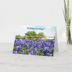 Carte de voeux pour l'anniversaire des fleurs de b