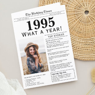 Carte de voeux pour l'anniversaire du journal 1995